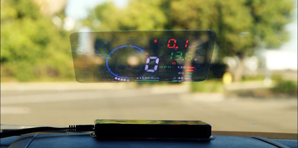 bmode head up display hud a8 full mode rychlost evtech_cz 2 na sklo